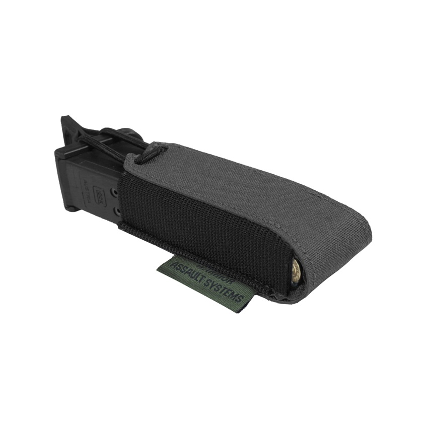 Μονή Γεμιστηροθήκη Πιστ. Laser Cut Bungee Pist. Mag Pouch (Black) της Warrior Assault Systems SRS82267 trazeras|SRS82267
