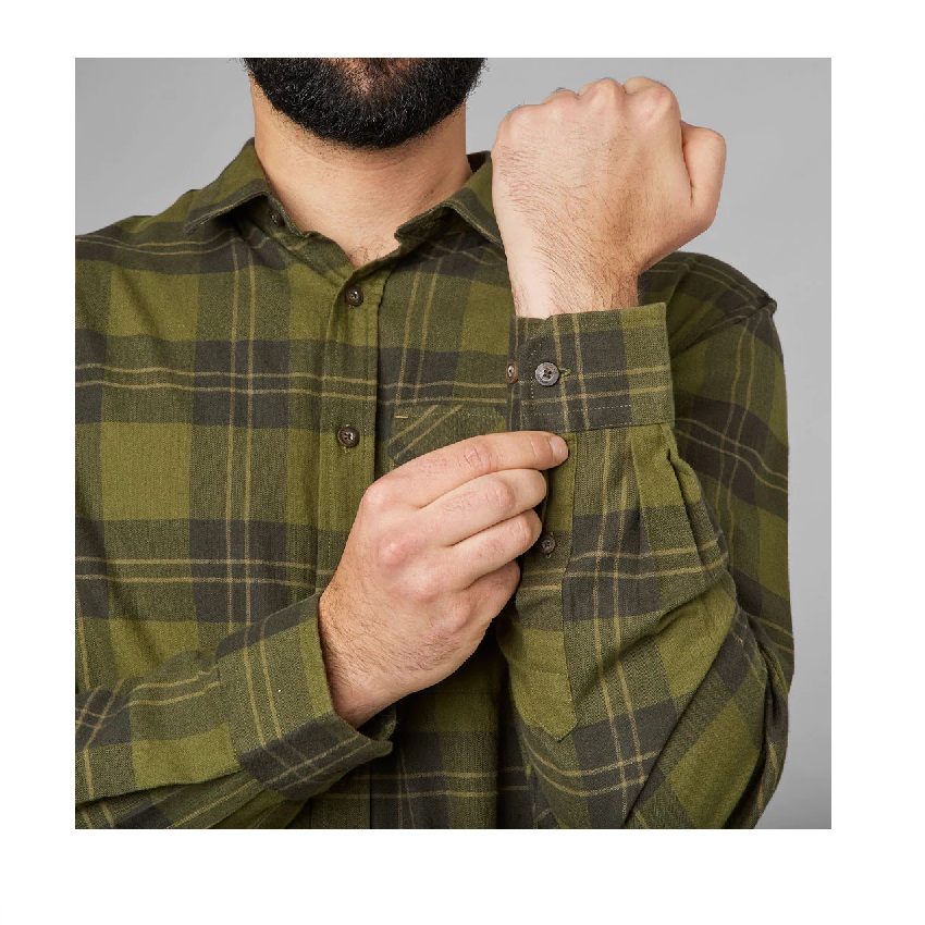 Κυνηγετικό πουκάμισο Highseat (Light Olive) της Seeland LAM71058 trazeras|LAM71058