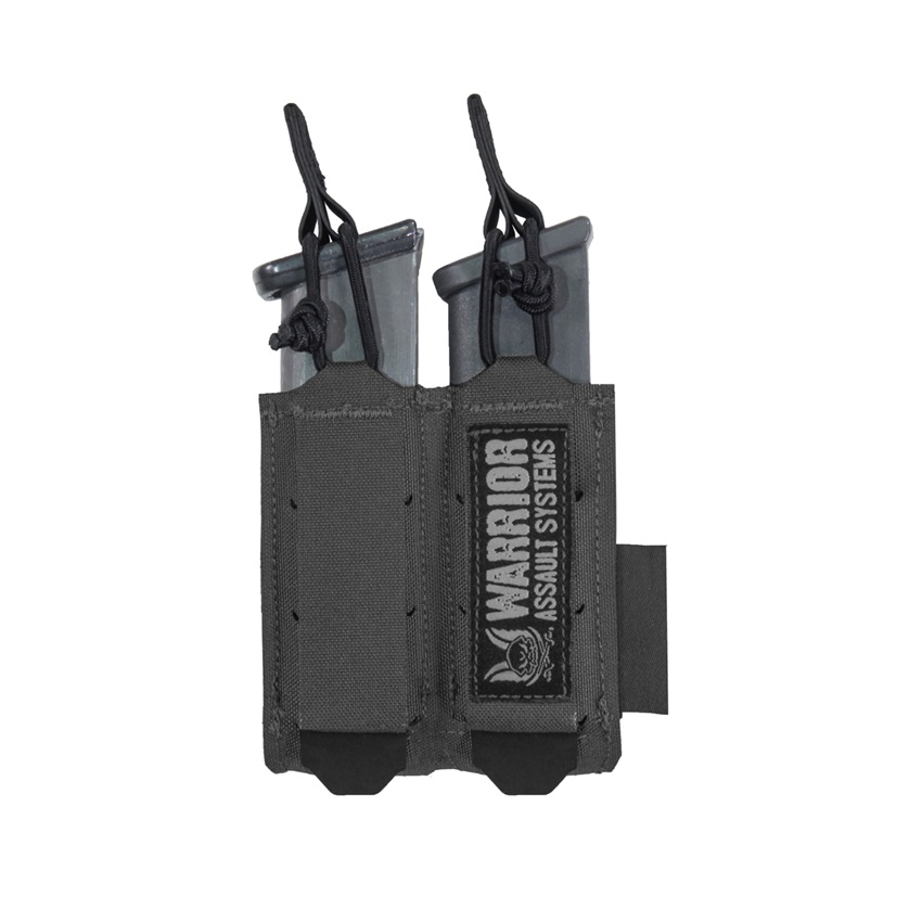 Διπλή Γεμιστηροθήκη Πιστ. Laser Cut Bungee Pist. Mag Pouch (Black) της Warrior Assault Systems SRS82388 trazeras|SRS82388