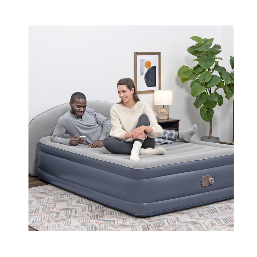Αερόστρωμα Tritech 84cm με Ενσωματωμένη Ηλεκτρική Αντλία Loungelux Headboard 229x152x84cm της Bestway UNI82526 trazeras|UNI82526