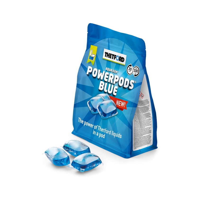 Χημικό Υγρό Τουαλέτας σε Κάψουλες PowerPods Blue 20τμχ της Thetford UNI82634 trazeras|UNI82634