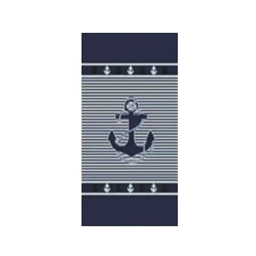Πετσέτα Παραλίας Microfiber Άγκυρα 70x150cm Mod.MJ24-040 της Majorca Sub MAJ82912 trazeras|MAJ82912