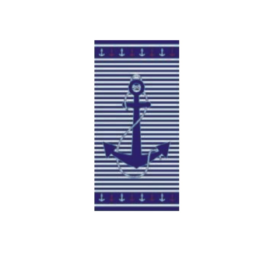 Πετσέτα Παραλίας Microfiber Άγκυρα 70x140cm Mod.MJ24-035 της Majorca Sub MAJ82913 trazeras|MAJ82913