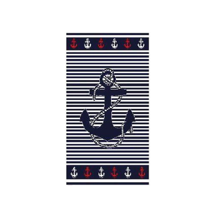 Πετσέτα Παραλίας Ζακάρ Άγκυρα 86x160cm Mod.23211 της Majorca Sub MAJ82969 trazeras|MAJ82969