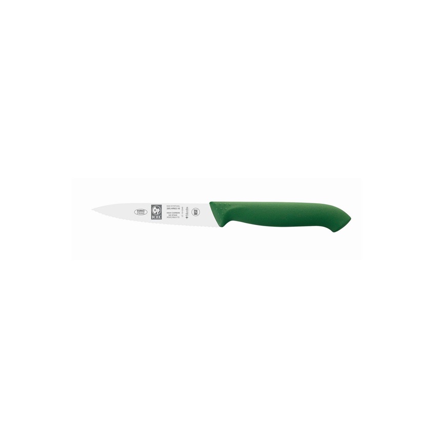 Ανοξείδωτο Μαχαίρι Σεφ HR63 με Δόντι10cm (Green) της Icel VLA83735 trazeras|VLA83735
