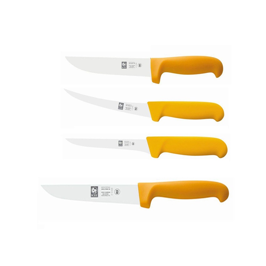 Σετ 4 Ανοξείδωτα Μαχαίρια Bs06 (Yellow) της Icel VLA83770 trazeras|VLA83770