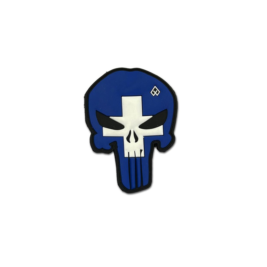 PVC Σήμα Morale 3D Velcro Hellas Punisher (Blue) της Survivors SUR83804 trazeras|SUR83804
