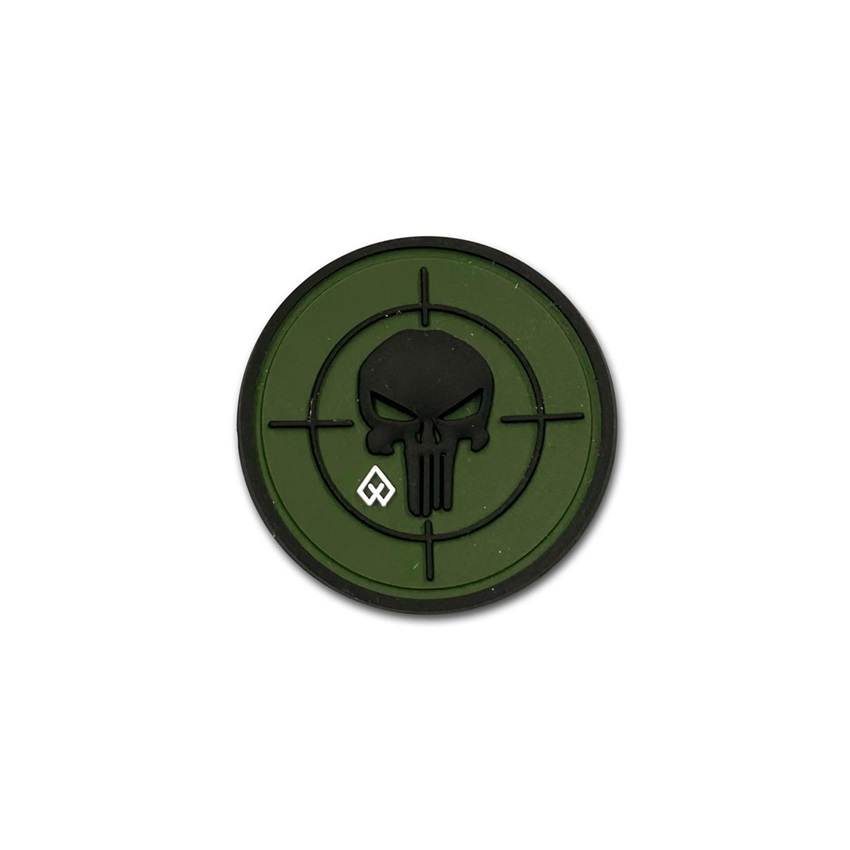 PVC Σήμα Morale 3D Velcro Target Punisher (Olive -Black) της Survivors SUR83807 trazeras|SUR83807