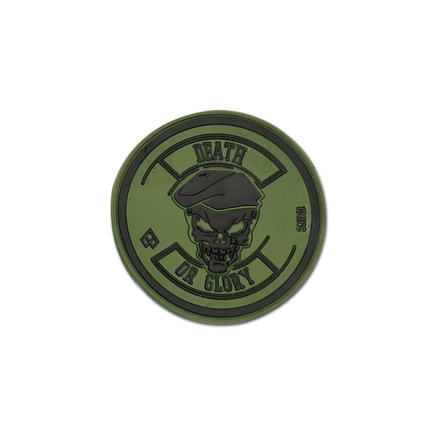 PVC Σήμα Morale 3D Velcro Death or Glory (Olive - Black) της Survivors SUR83813 trazeras|SUR83813