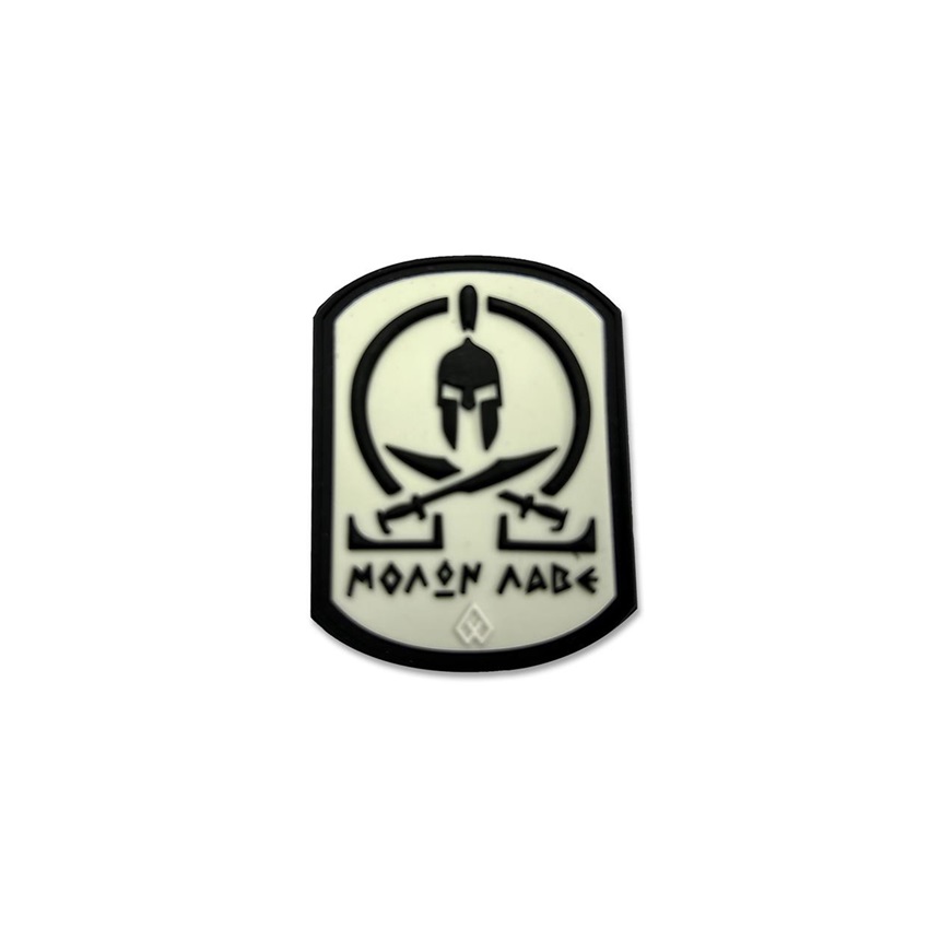 PVC Σήμα Morale 3D Velcro Μολ΄ών Λαβέ (White - Black) της Survivors SUR83816 trazeras|SUR83816