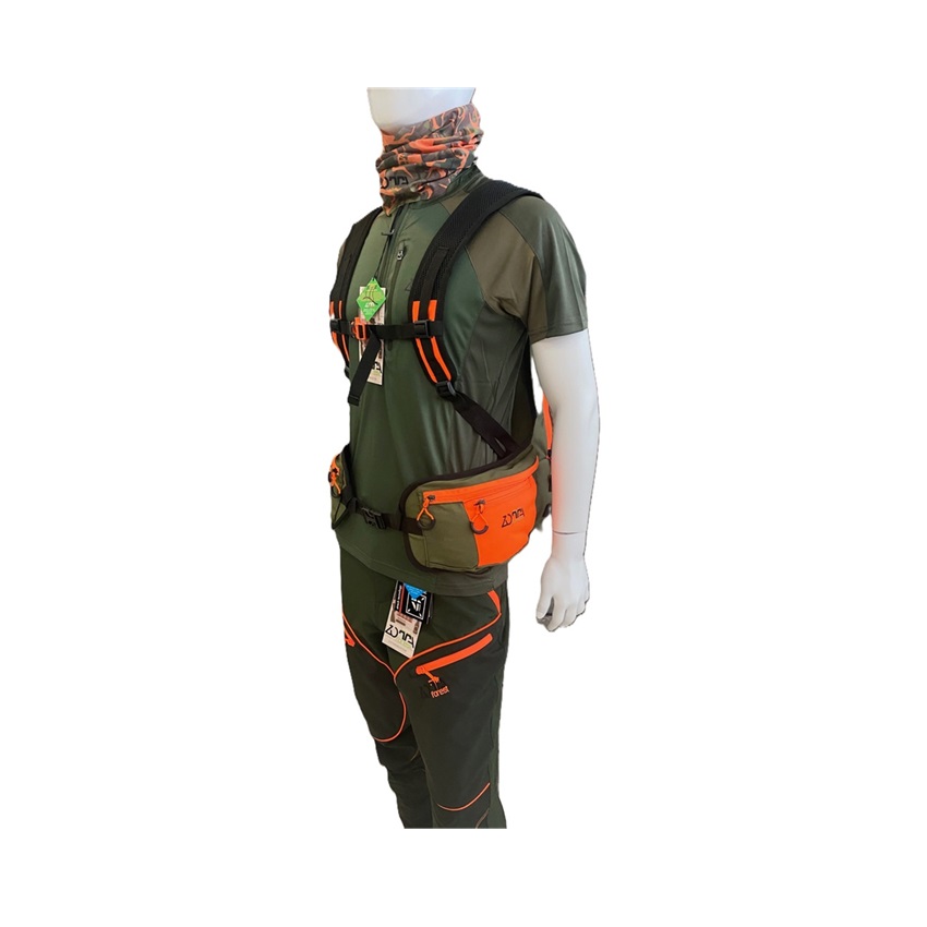 Αδιάβροχο Γιλέκο Σακίδιο Κυνηγίου Orena (Khaki / HiVis Orange) της Zotta Forest GOR83864 trazeras|GOR83864