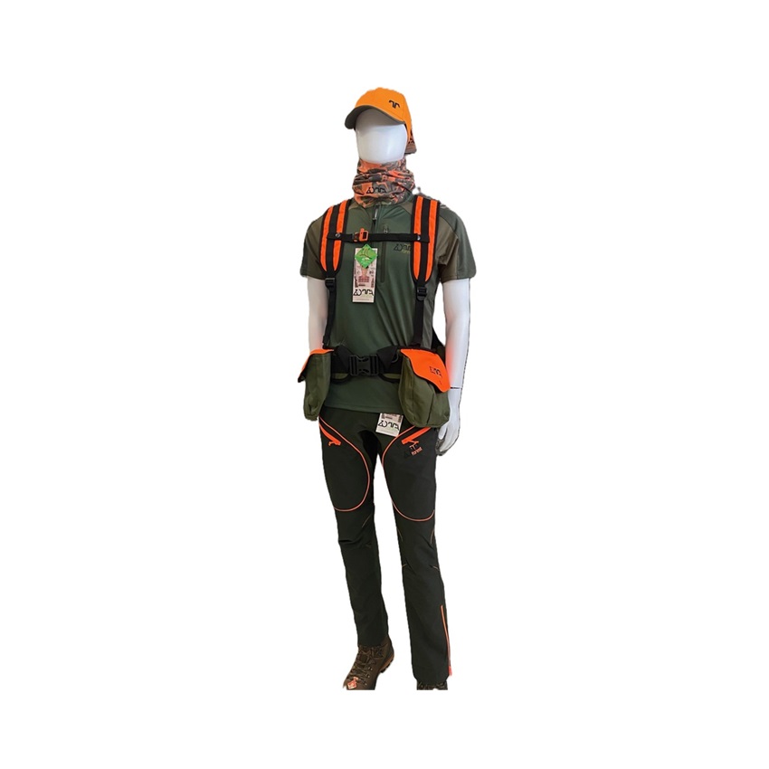 Αδιάβροχο Γιλέκο Σακίδιο Κυνηγίου Tolva (HiVis Orange / Khaki) της Zotta Forest GOR83865 trazeras|GOR83865