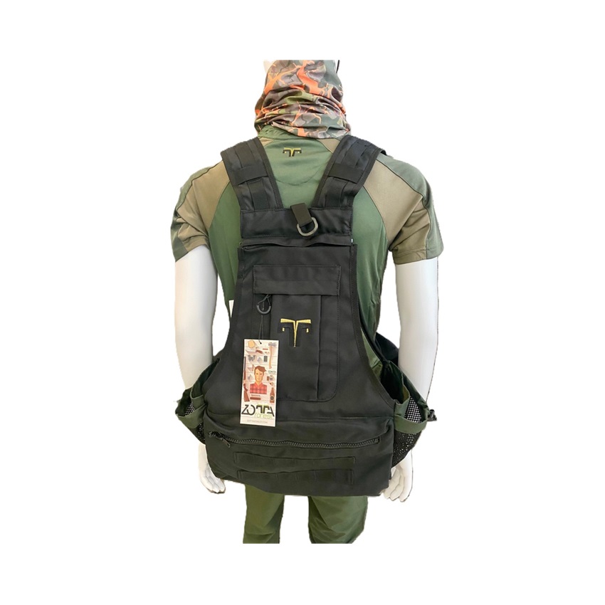 Αδιάβροχο Γιλέκο Σακίδιο Κυνηγίου Tolva (Khaki / Black) της Zotta Forest GOR83866 trazeras|GOR83866