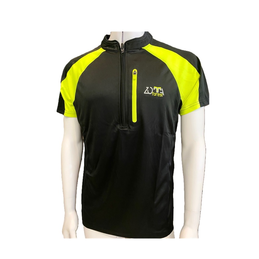 Κοντομάνικη Μπλούζα T-Shirt Risk (Black / Yellow) της Zotta Forest GOR83876 trazeras|GOR83876