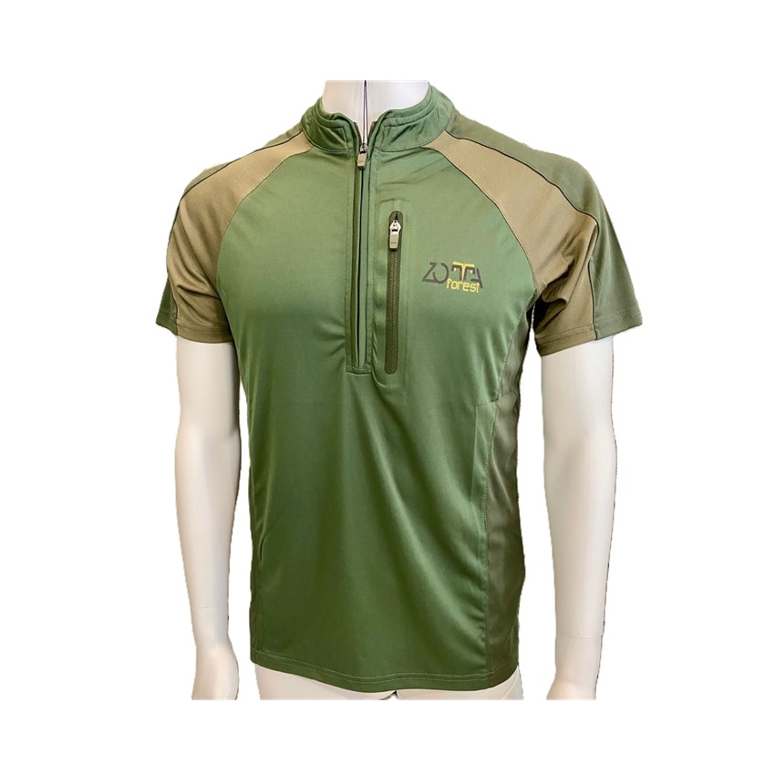 Κοντομάνικη Μπλούζα T-Shirt Risk (Olive / Brown) της Zotta Forest GOR83877 trazeras|GOR83877
