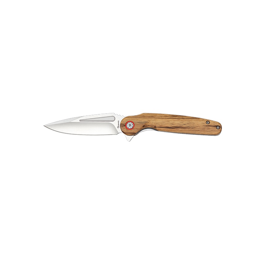 Σουγιάς Zebra με Ξύλινη Λαβή Wood Pocket Knife 8,8cm Mod.25045 της Albainox VAS83935 trazeras|VAS83935