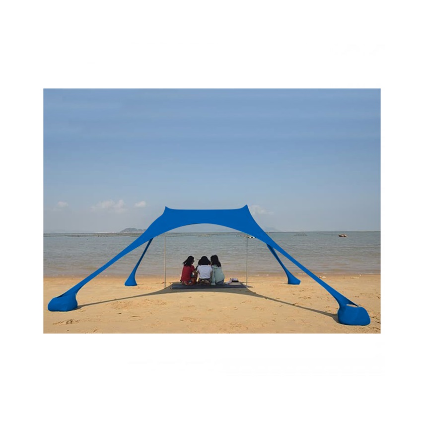 Ελαστική Τέντα Παραλίας Aegean 2x2m (Sea Blue) της New Camp TXT84191 trazeras|TXT84191