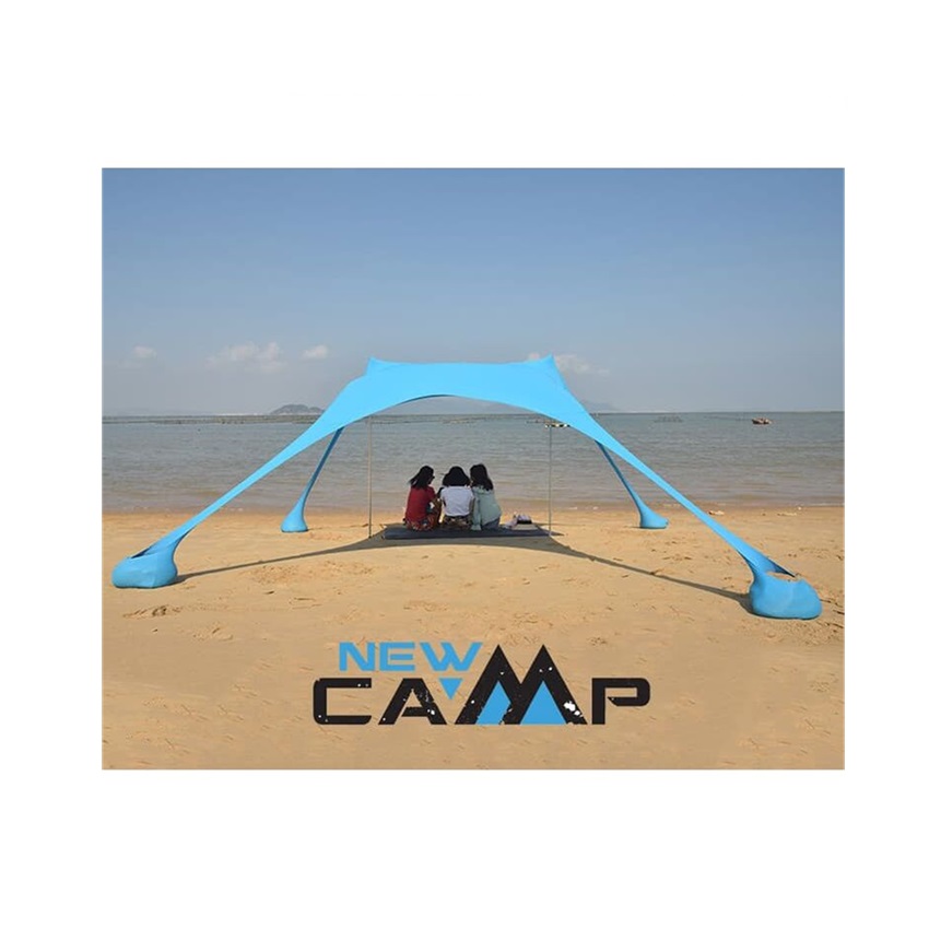 Ελαστική Τέντα Παραλίας Aegean 2,5x3m (Blue) της New Camp TXT84192 trazeras|TXT84192