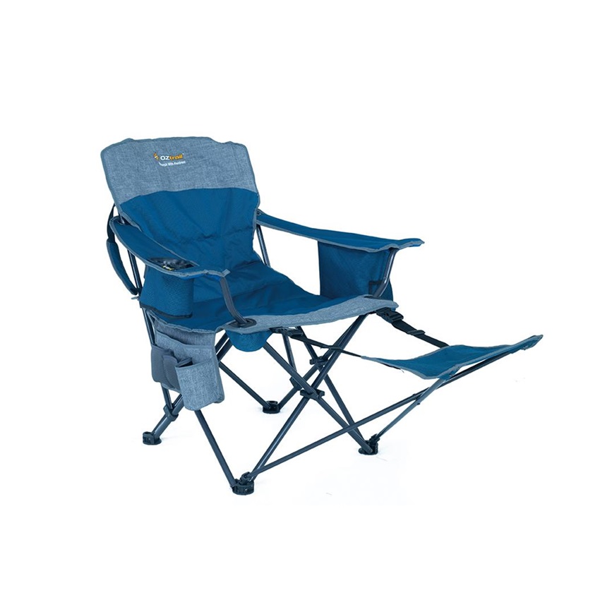 Καρέκλα Πτυσσόμενη με Υποπόδιο Monarch Arm Chair with Footrest της Oztrail TXT84208 trazeras|TXT84208