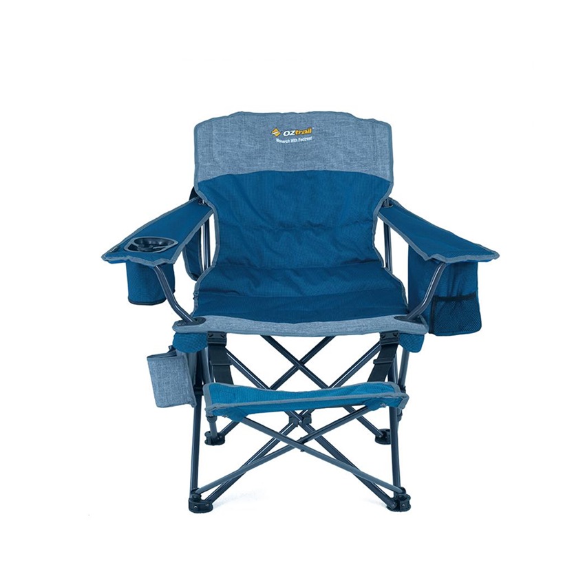 Καρέκλα Πτυσσόμενη με Υποπόδιο Monarch Arm Chair with Footrest της Oztrail TXT84208 trazeras|TXT84208
