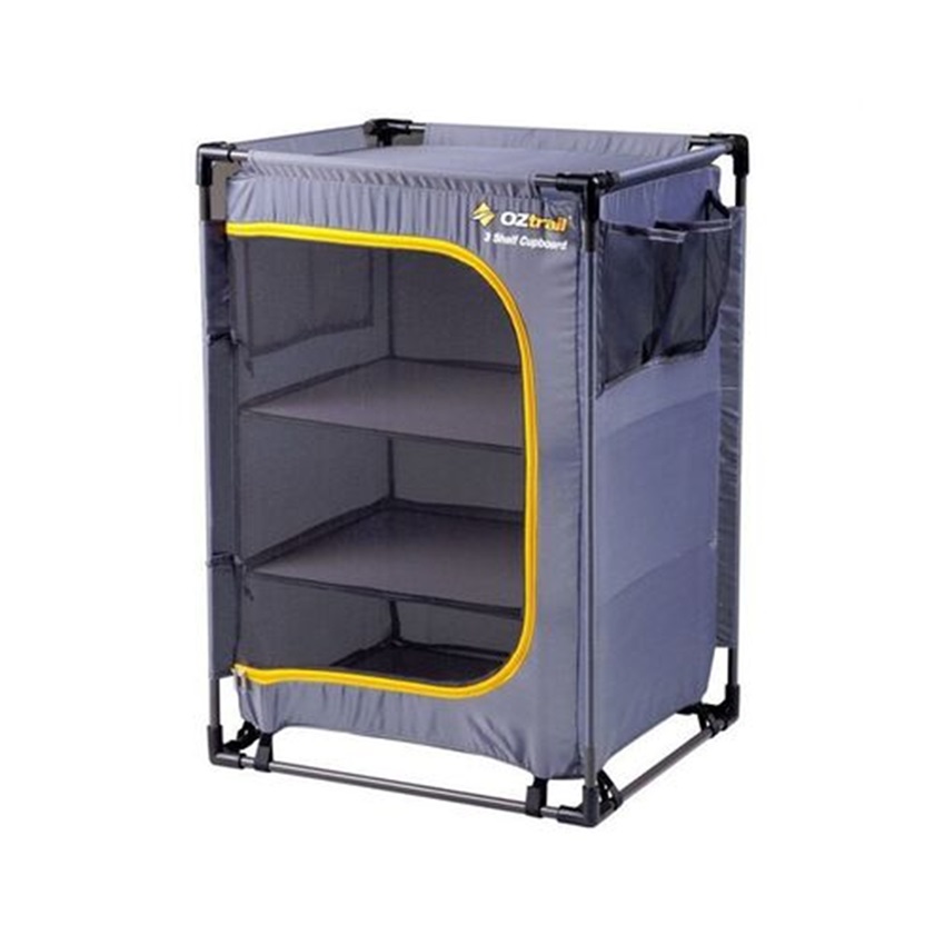 Ραφιέρα Πτυσσόμενη με 3 Ράφια Shelf Cupboard 57x47x80cm της Oztrail TXT84214 trazeras|TXT84214