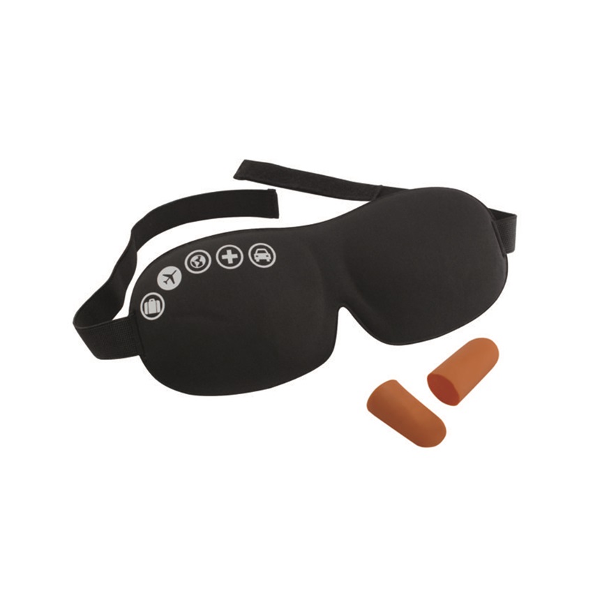 Σετ Μάσκα Ύπνου και Ωτοασπίδες Eyemask Comfort Foam and Earplugs της Travel Safe TXT84257 trazeras|TXT84257