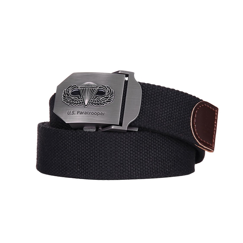 Επιχειρησιακή Ζώνη Web Belt 11 U.S Paratrooper (Black) της 101 INC VAN84369 trazeras|VAN84369