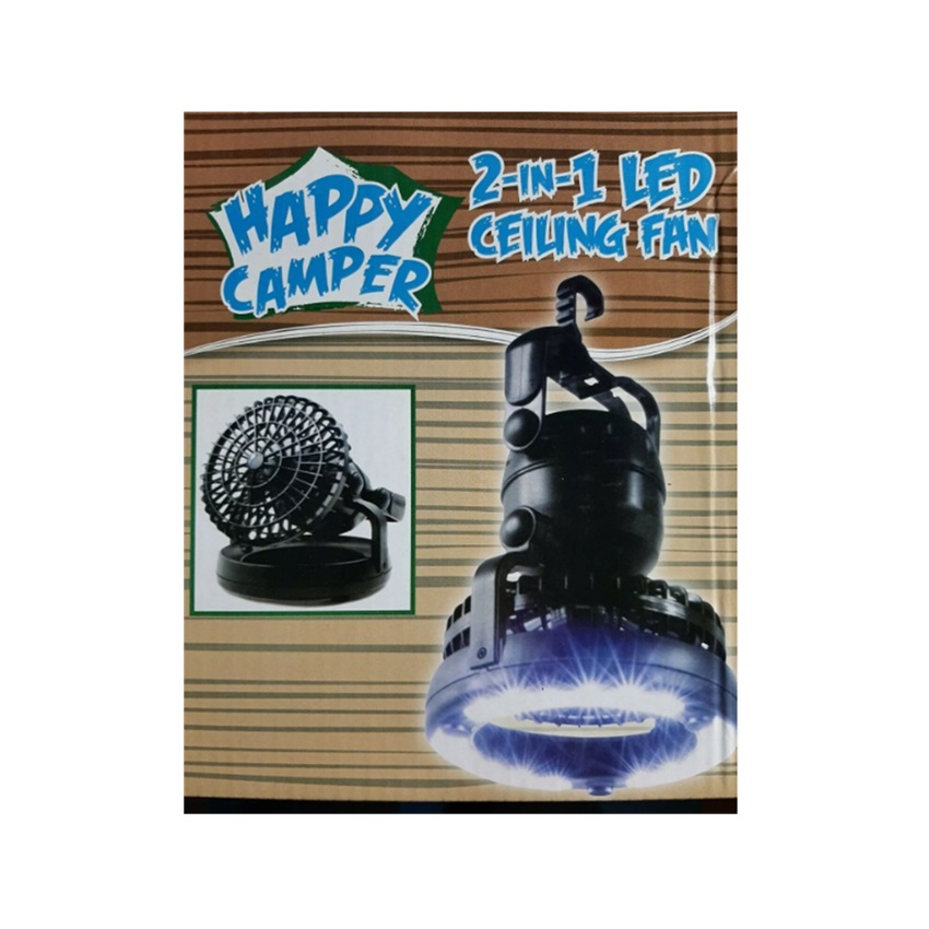 Κρεμαστό Φωτιστικό με Ανεμιστήρα Happy Camper 2-1 Ceiling Fan TRD84573 trazeras|TRD84573