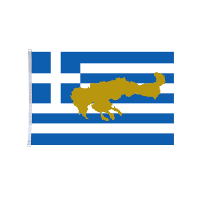 Σημαία Ελληνική με Χάρτη Μακεδονία και Θράκη (11 Επιλογές) της Interflag INT72205 trazeras|INT72205