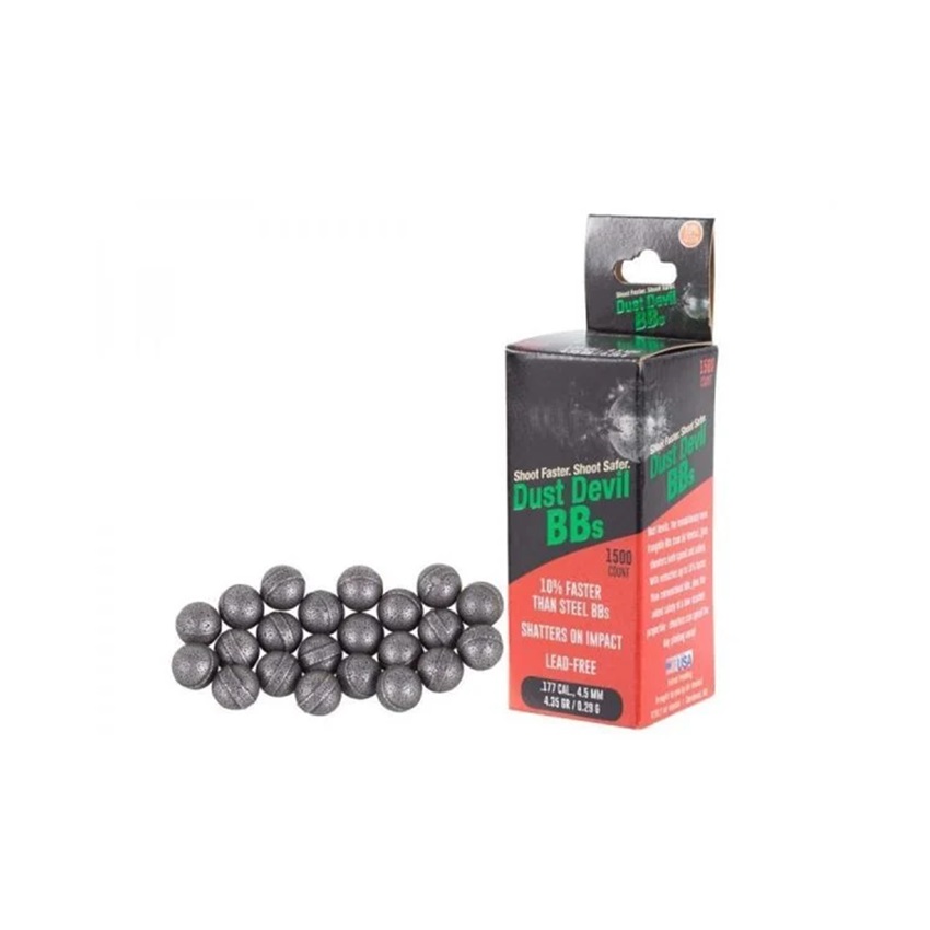 Βολίδες BB's 4,5mm Διασπώμενες Κατά την Επαφή Dust Evil 0,29g 10% faster than Steel 1500 τμχ της Swiss Arms KAL84770 trazeras|KAL84770