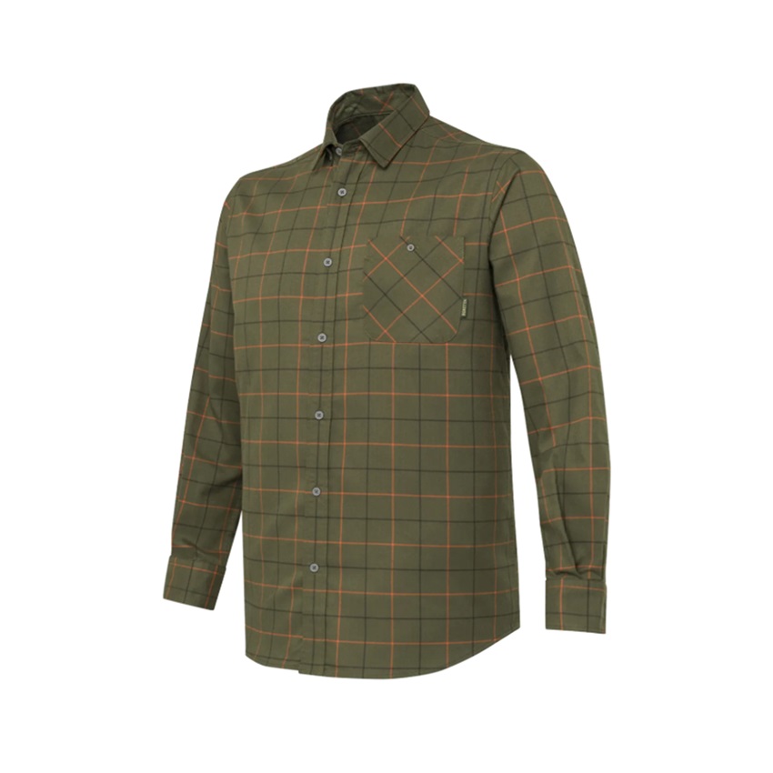 Κυνηγετικό Πουκάμισο Jargo Stretch (Green Pumpkin Check) της Beretta KAL84799 trazeras|KAL84799