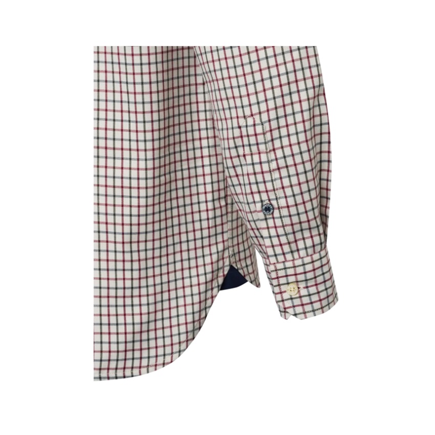 Βαμβακερό Κυνηγετικό Πουκάμισο Ellis LS (Ivory / Green Check) της Beretta KAL84806 trazeras|KAL84806