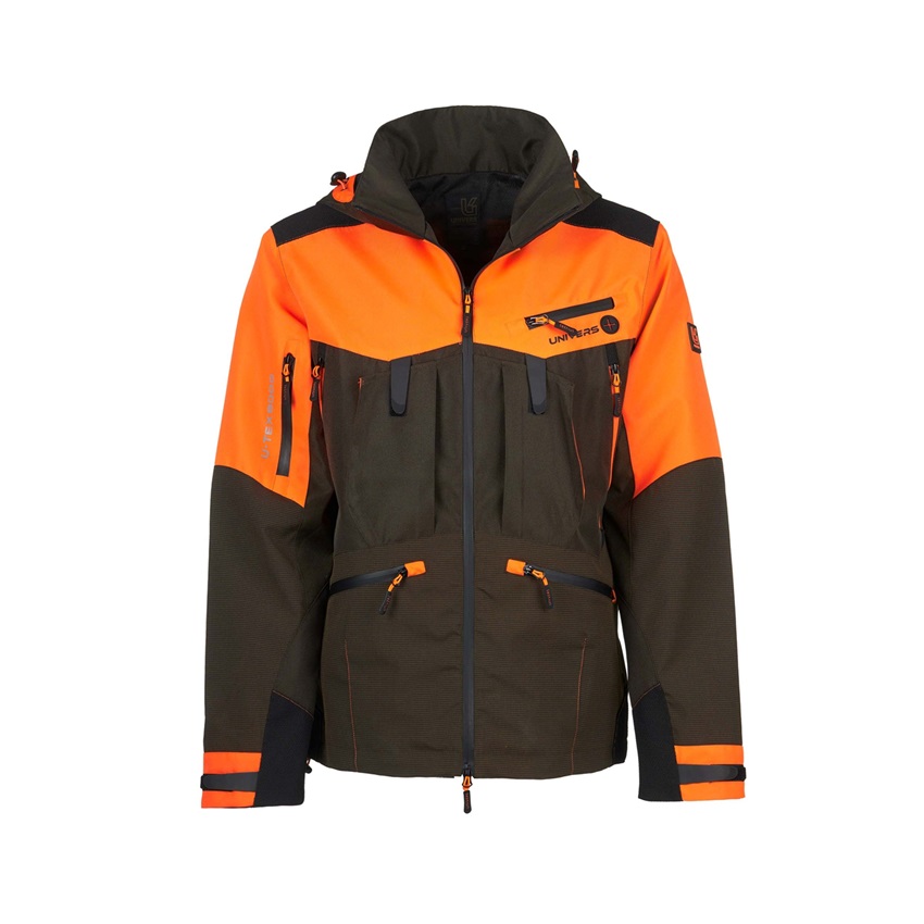 Αδιάβροχο Κυνηγετικό Τζάκετ Ibex Hunting 91256 (Orange / Black) της Univers KAL84820 trazeras|KAL84820
