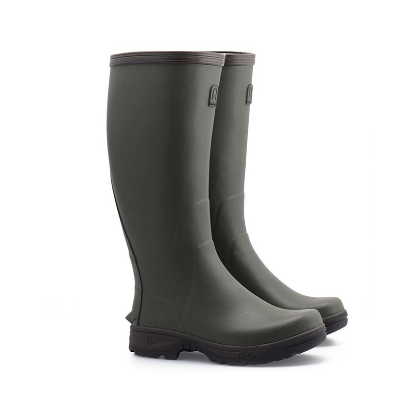 Αδιάβροχες Γαλότσες Veneur Rubber R'Grip Cotton Lining Multi-Activite (Khaki) της Rouchette KAL84830 trazeras|KAL84830