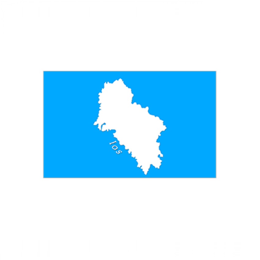 Σημαία Ίος 9 Επιλογές (Light Blue) INT72301 trazeras|INT72301