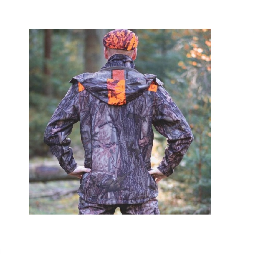Αδιάβροχο Κυνηγετικό Τζάκετ Camouflage Bjarke (Camo / Orange Camo) της Shaggy Breechers LAM71090 trazeras|LAM71090