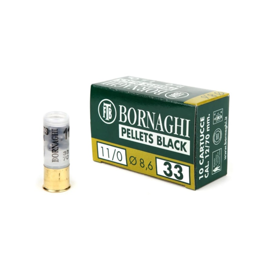 Φυσίγγια Pellets Black 33g της Bornaghi TRA84901 trazeras|TRA84901