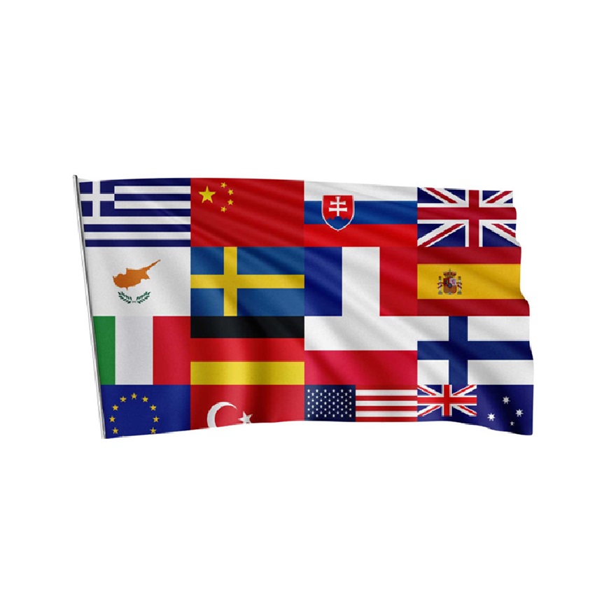 Σημαία Παζλ Κρατών (11 Επιλογές) της Interflag INT84969 trazeras|INT84969