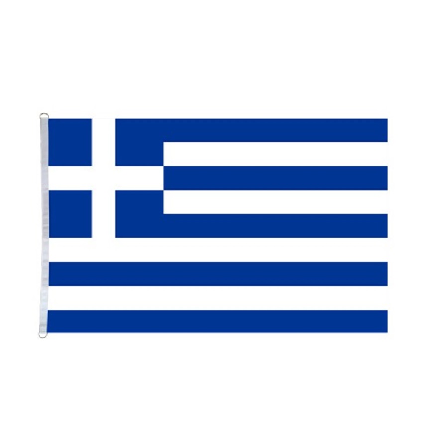 Ελληνική Σημαία Ψηφιακή Εκτύπωση με Κρόσσια (12 Επιλογές) της Interflag INT85069 trazeras|INT85069