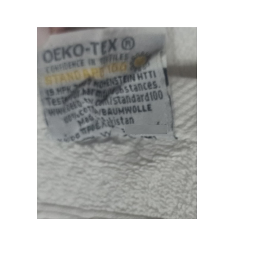 Μεταχειρισμένη Πετσέτα Βαμβακερή Προσώπου Oeko-Tex 48x84cm (White) TRA85133 trazeras|TRA85133
