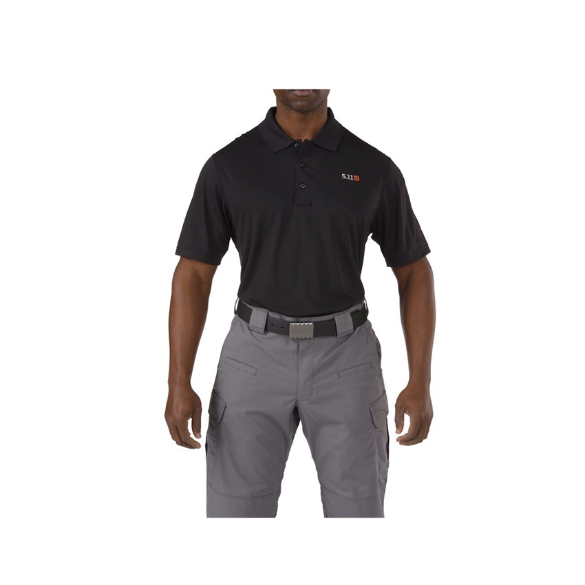 Μπλούζα Polo Κοντομάνικη Pinnacle (Black) της 5.11 TRA85221 trazeras|TRA85221