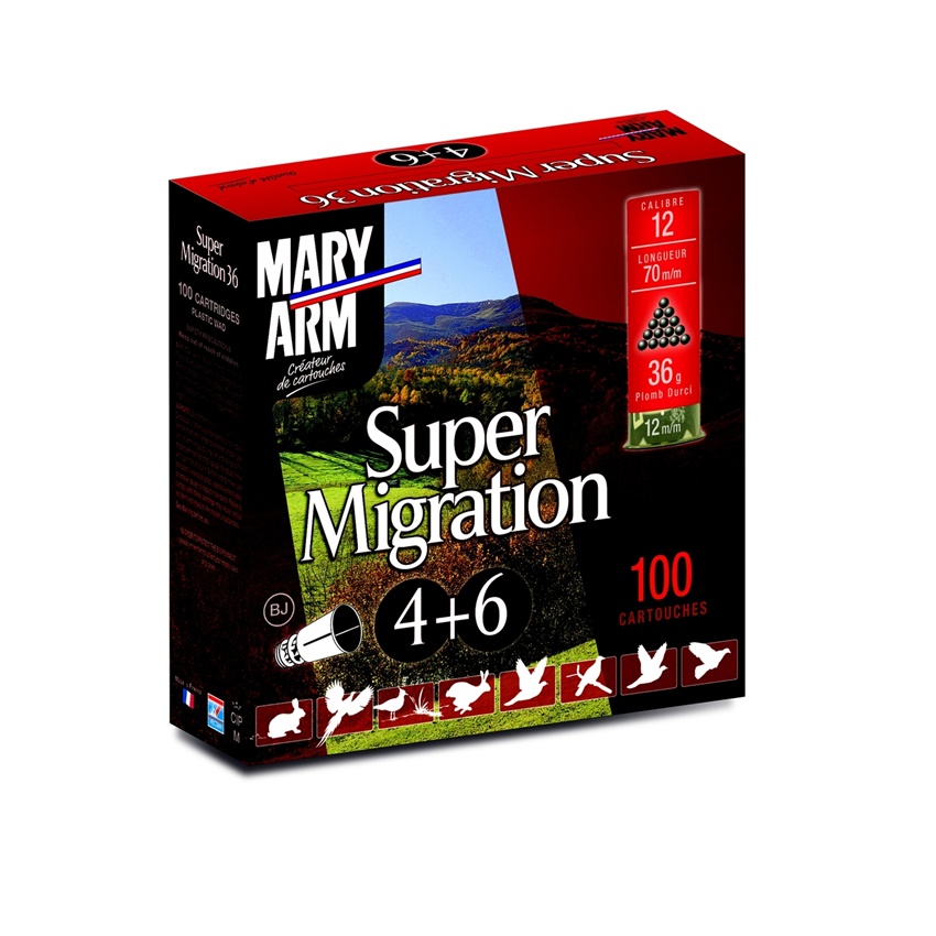 Φυσίγγια Κυνηγίου Super Migration 36g Cal.12 της Mary Arm GOR85278 trazeras|GOR85278