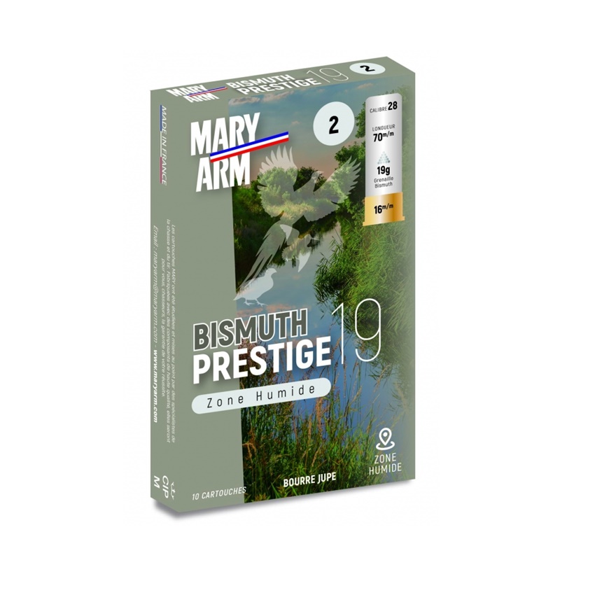 Φυσίγγια Κυνηγίου Prestige Bismuth 19g Cal.28 της Mary Arm GOR85281 trazeras|GOR85281