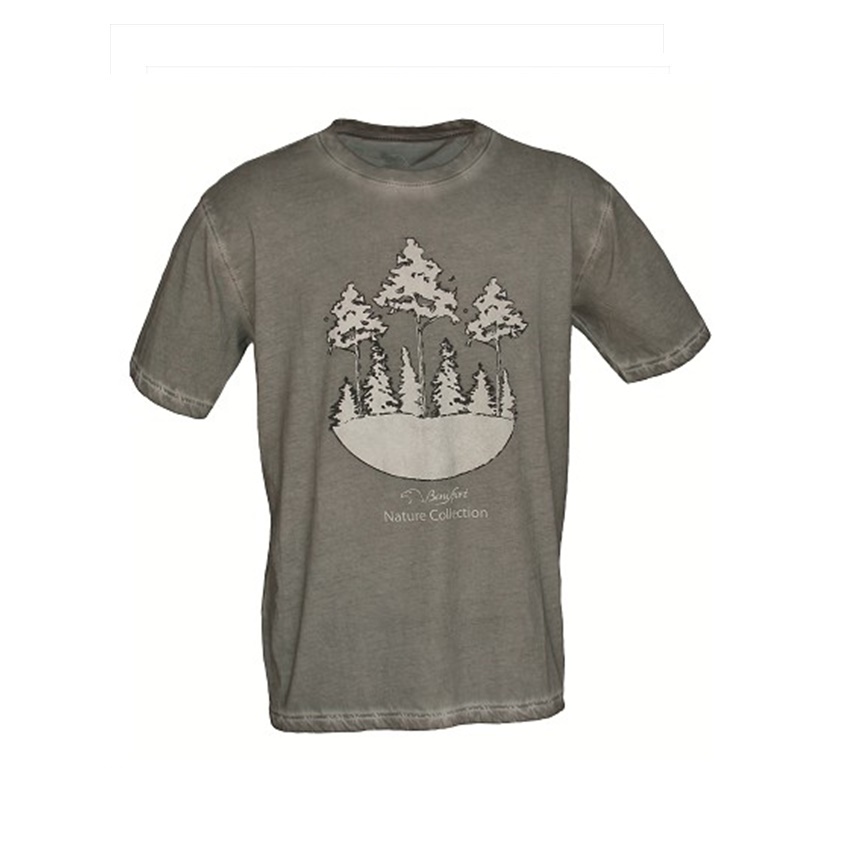 Βαμβακερή Κοντομάνικη Μπλούζα T-Shirt Nature Collection 483 της Benisport GOR85349 trazeras|GOR85349