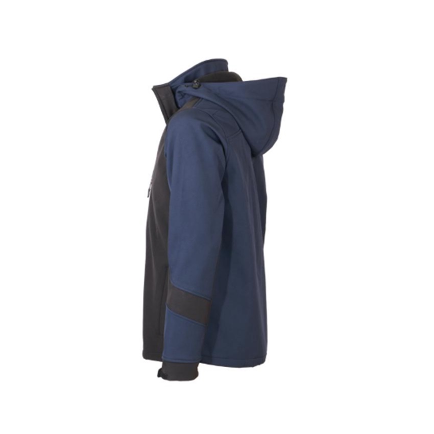Τζάκετ Softshell Sport 3 Layers με Κουκούλα Mod.011 (Black / Navy) της Fageo FAG85584 trazeras|FAG85584