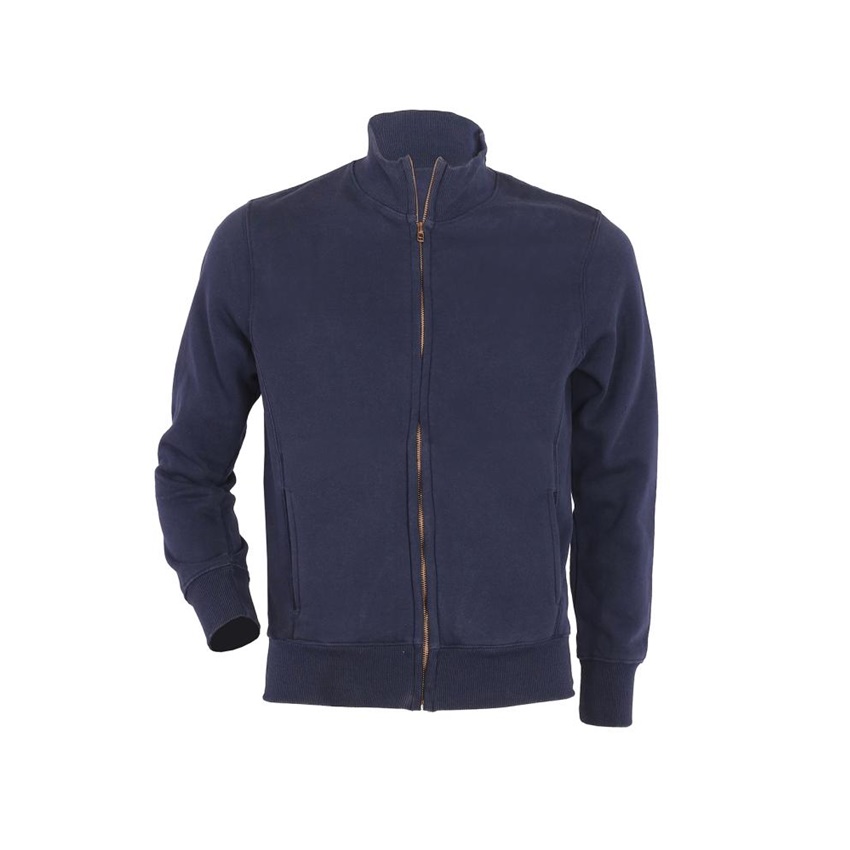 Ζακέτα Φούτερ με Rib Γιακά Mod.SJZ330C (Navy) της ΚPrime FAG85659 trazeras|FAG85659