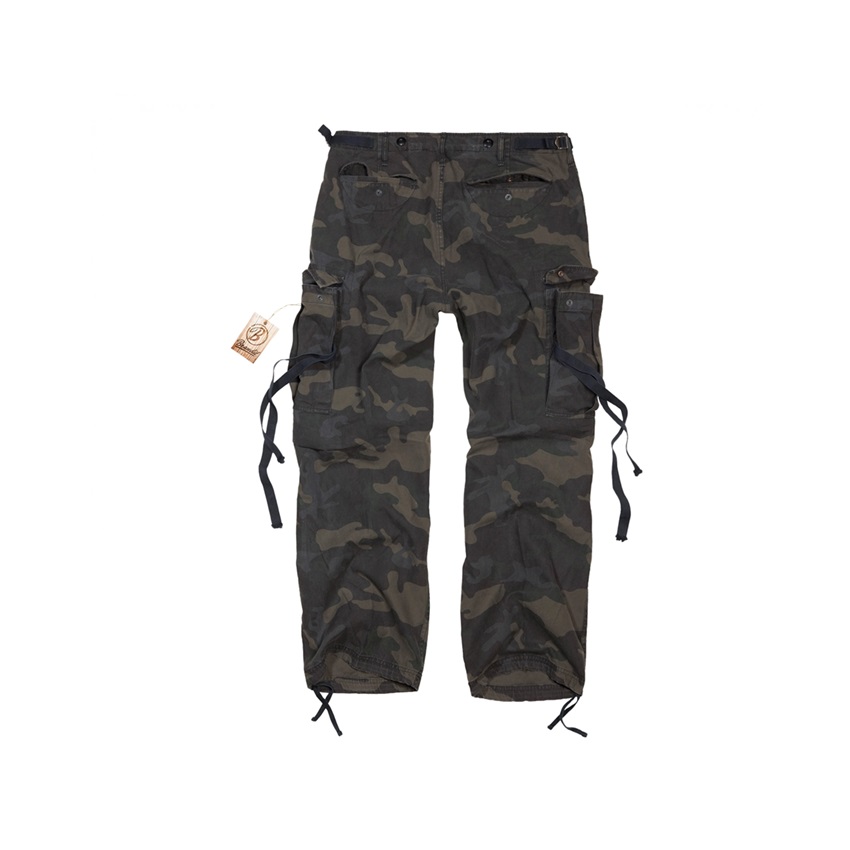 Βαμβακερό Παντελόνι M65 Vintage (Black Camo) της Brandit SRS73019 trazeras|SRS73019