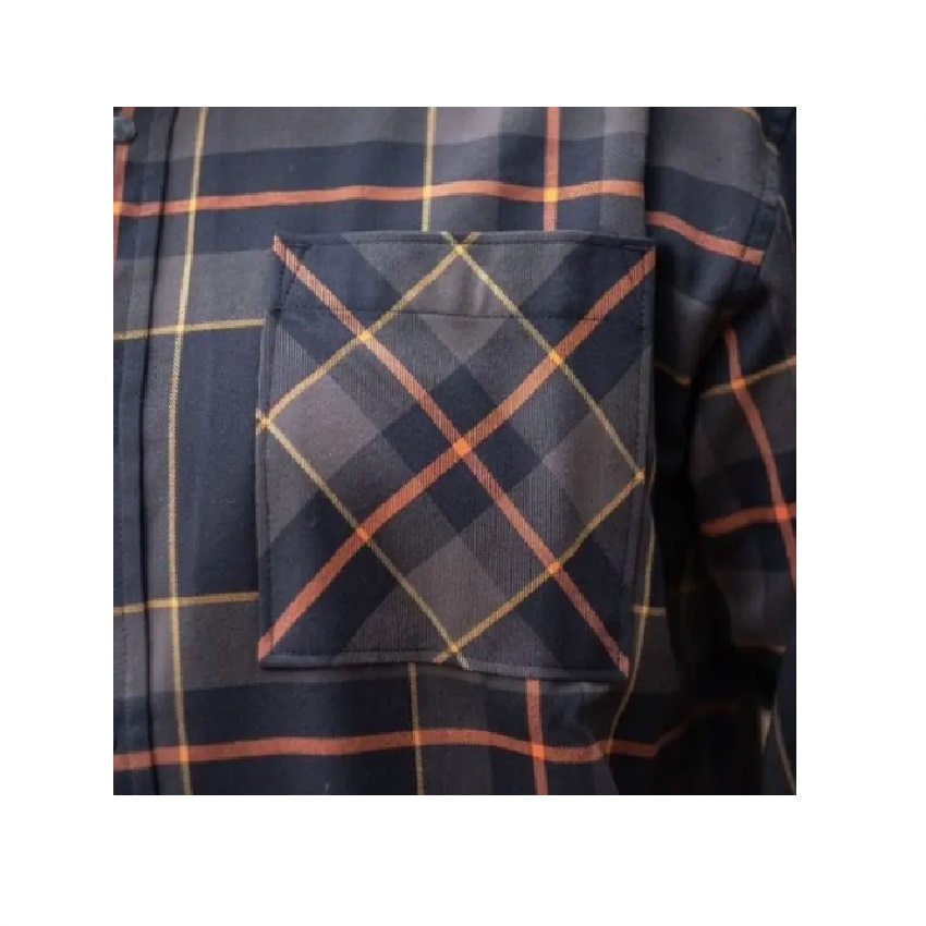 Κυνηγετικό Πουκάμισο Flemming (Black / ΅Wood Brown / Orange) της Shaggy Breeches LAM71106 trazeras|LAM71106