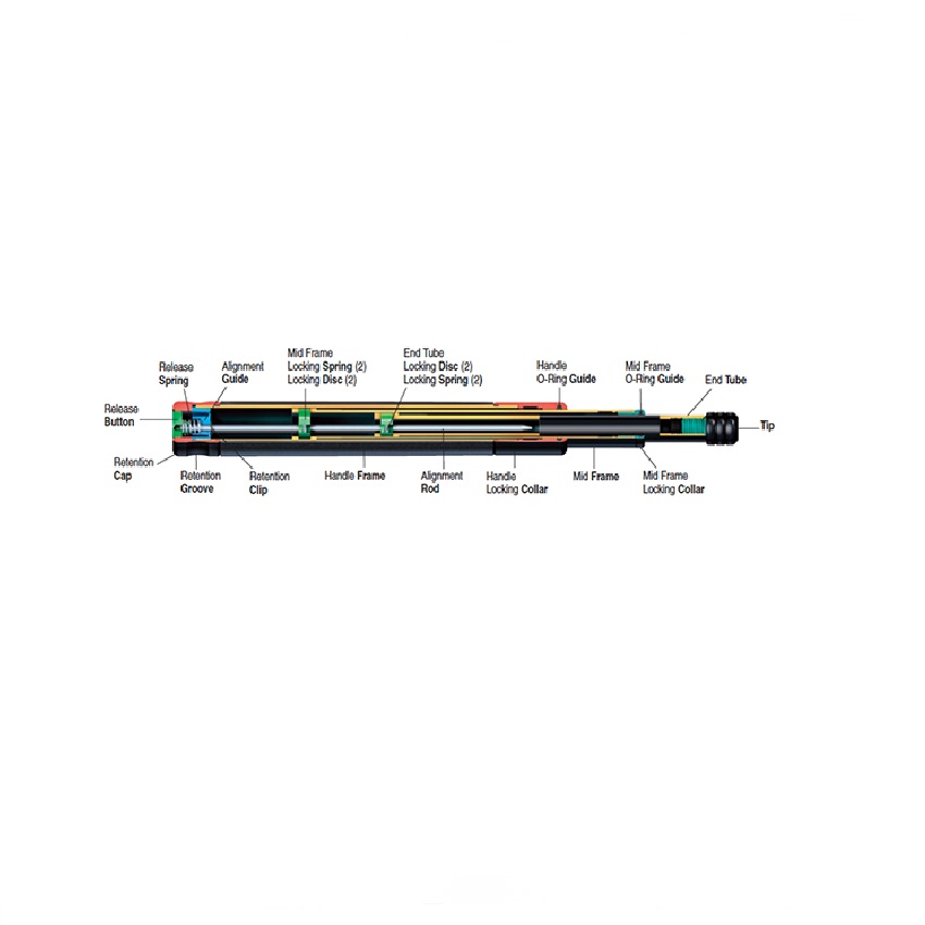 Πτυσσόμενο Γκλοπ 50cm Baton Insert Stick (Black) της ASP SRS72944 trazeras|SRS72944