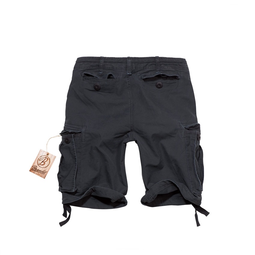 Βαμβακερή Βερμούδα Short Vintage (Black) της Brandit SRS73015 trazeras|SRS73015